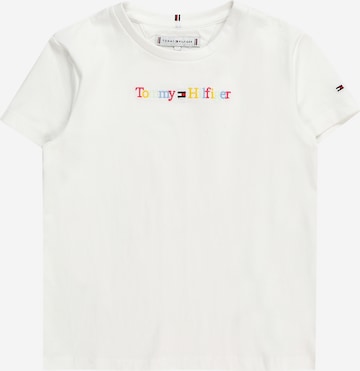 T-Shirt TOMMY HILFIGER en blanc : devant
