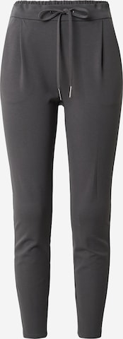 VERO MODA - Tapered Pantalón plisado 'Eva' en gris: frente