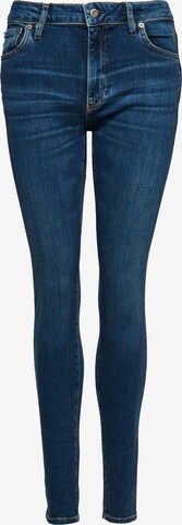 Skinny Jean Superdry en bleu : devant