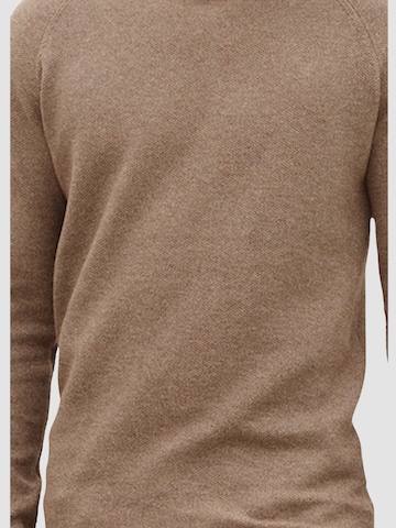 NOWADAYS Pullover 'Honeycomb' in Braun