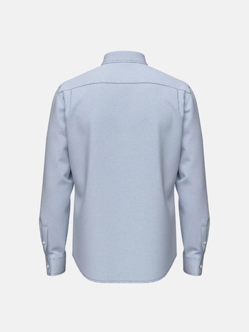 LEVI'S ® Regularny krój Koszulka 'LEVI'S SUNSET 1 POCKET STANDARD CAMICIA' w kolorze niebieski