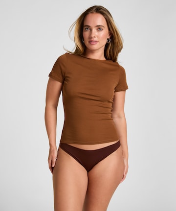 Hunkemöller Slaapshirt in Bruin: voorkant