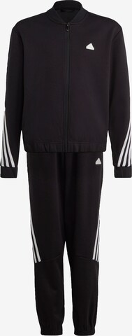 ADIDAS PERFORMANCE Trainingspak 'Future Icons 3-Stripes' in Zwart: voorkant