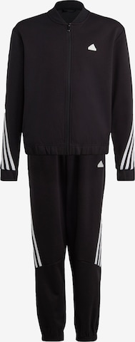 ADIDAS PERFORMANCE Tracksuit 'Future Icons 3-Stripes' in Black: front