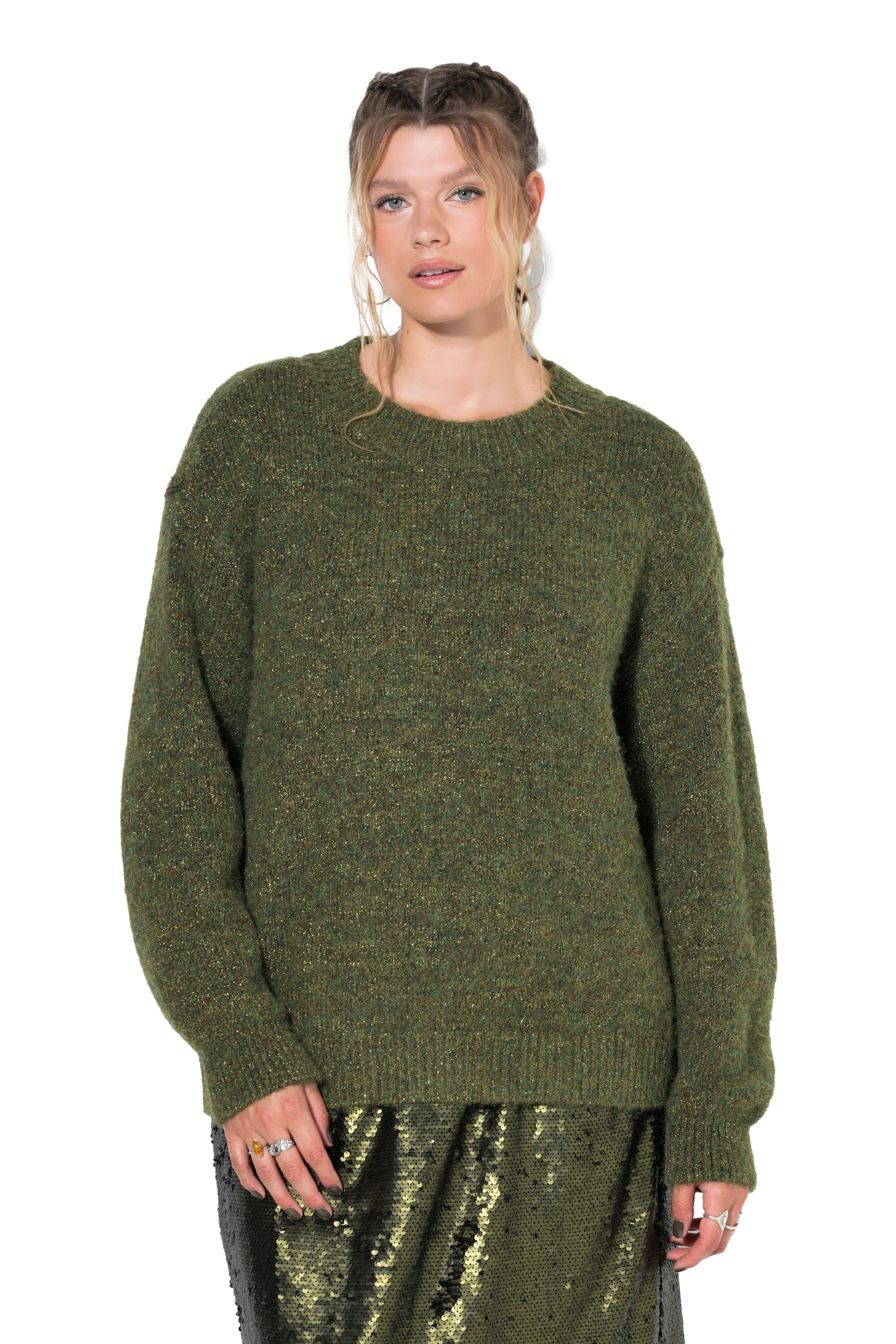 Studio Untold Sweater in Green: front