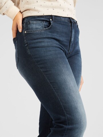 ONLY Carmakoma Flared Jeans 'WILLY' in Blau