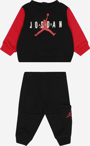 Jordan Sweatsuit in Black: front