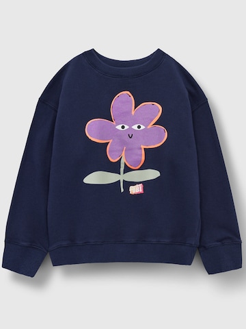 Play Play Pauly Sweatshirt 'CHECKER TOBI'‌‌‌‌ in Blau: Vorderseite