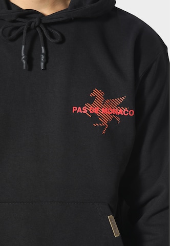 Sweat-shirt 'La Pegaus' Pas De Monaco en noir