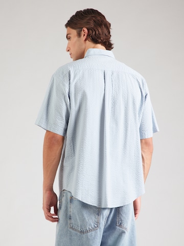 Carhartt WIP Классический крой Рубашка 'Toland' в Синий