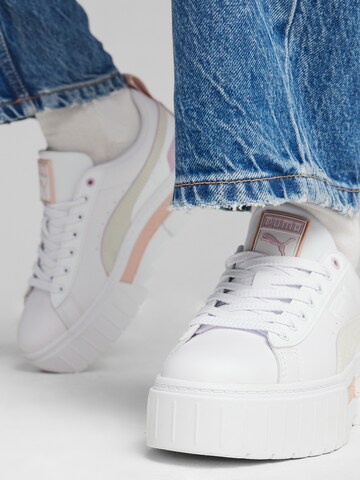 Sneaker low 'Mayze' de la PUMA pe alb