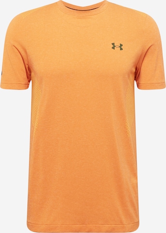 UNDER ARMOUR Shirt 'Rush' in Orange: front