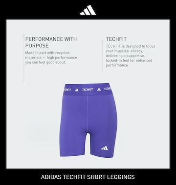 ADIDAS PERFORMANCE Скинни Спортивные штаны 'All Me' в Лиловый