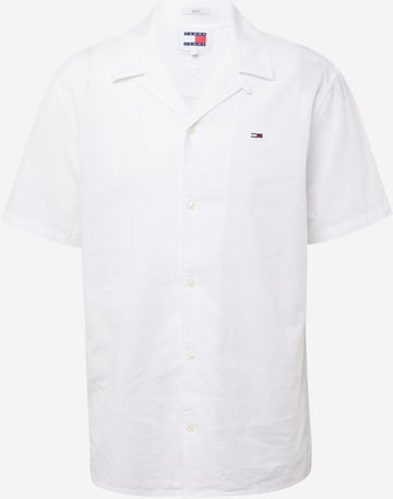 Tommy Jeans Средняя посадка Рубашка в Белый: спереди
