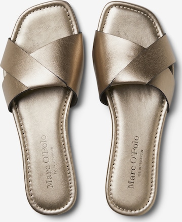 Marc O'Polo Mules in Gold