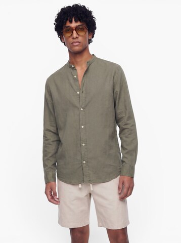 JACK & JONES Regular fit Πουκάμισο 'JJEBREEZE' σε πράσινο: μπροστά