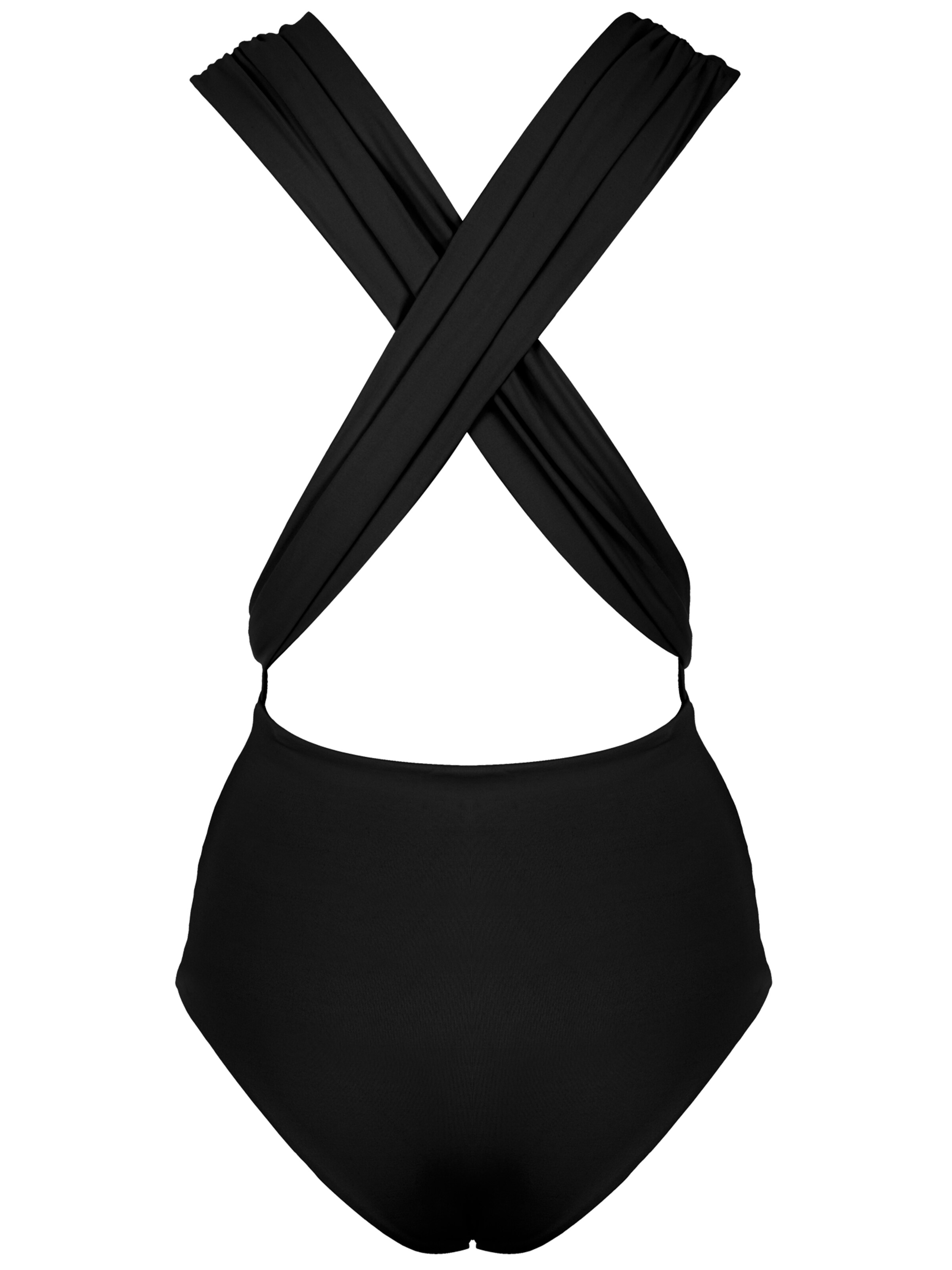 SEA ME SWIM Bandeau Badeanzug 'MALDIVES'‌‌‌‌ in Schwarz