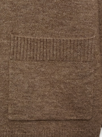 MANGO Strickjacke 'NEKKO' in Braun