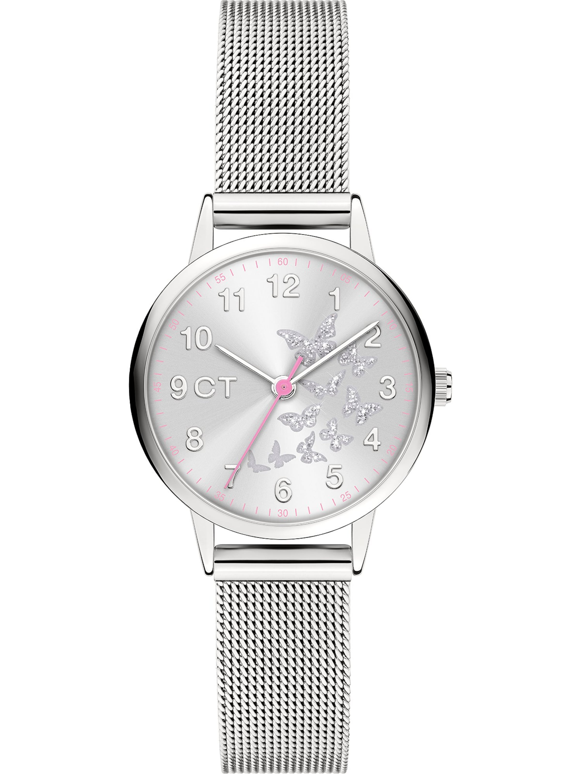 Cool Time Uhr in Silber: Vorderseite