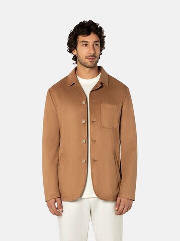 Coupe regular Veste de costume 'LORETTO J' BENVENUTO en marron : devant