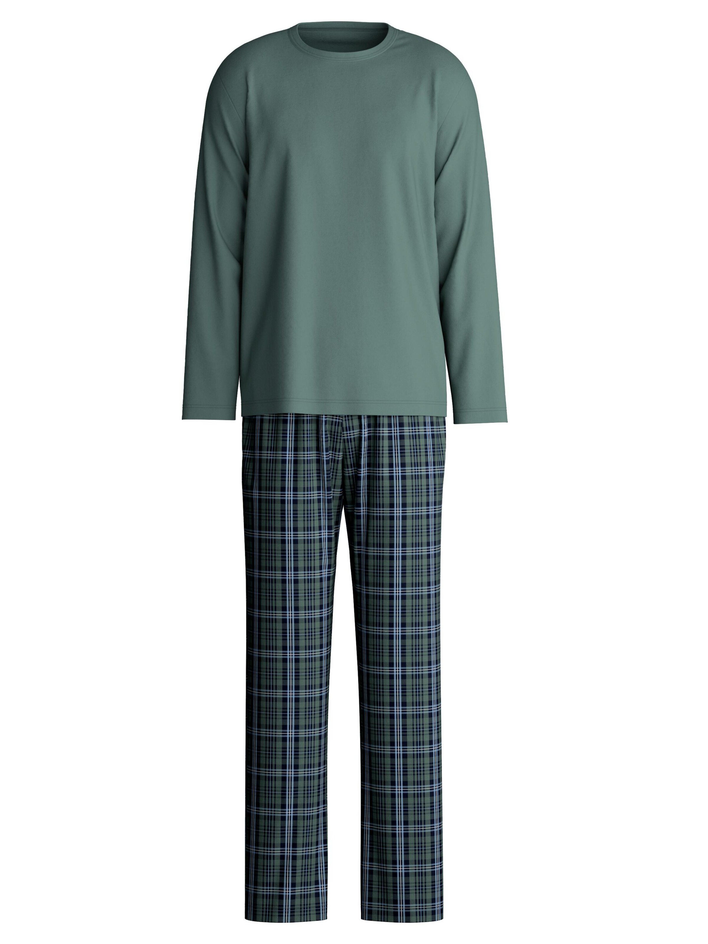 CALIDA Pyjama lang 'Relax Streamline'‌‌‌ in Grau: Vorderseite
