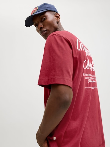 T-Shirt 'JORNorrebro' JACK & JONES en rouge