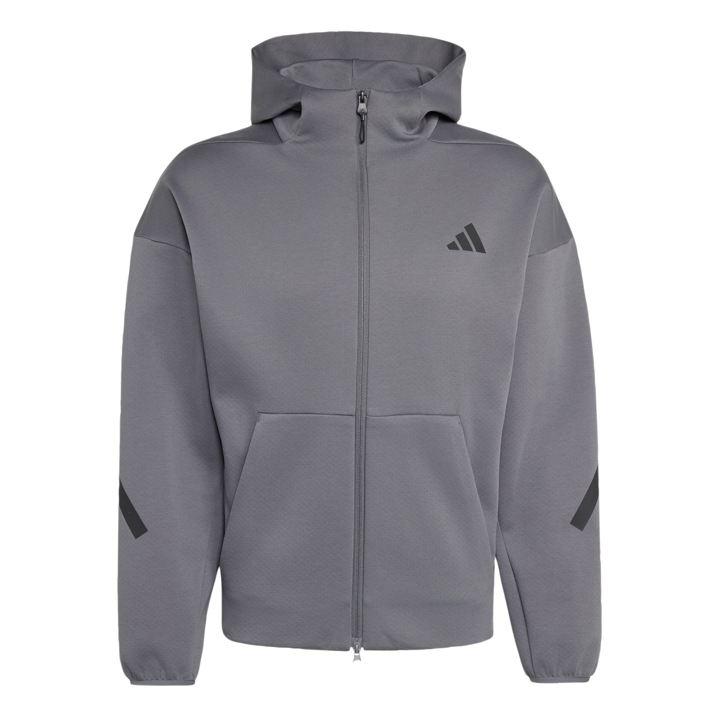 Veste de survêtement 'Z.N.E.' ADIDAS SPORTSWEAR en gris : devant