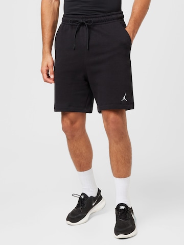 Jordan Regular Pants in Black: front