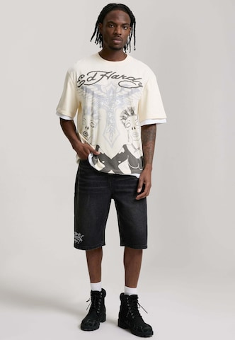 T-Shirt Ed Hardy en beige