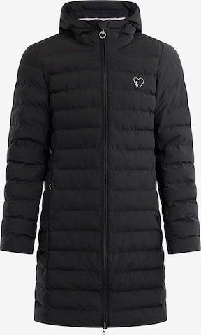 MYMO - Sobretudo de inverno em preto: frente