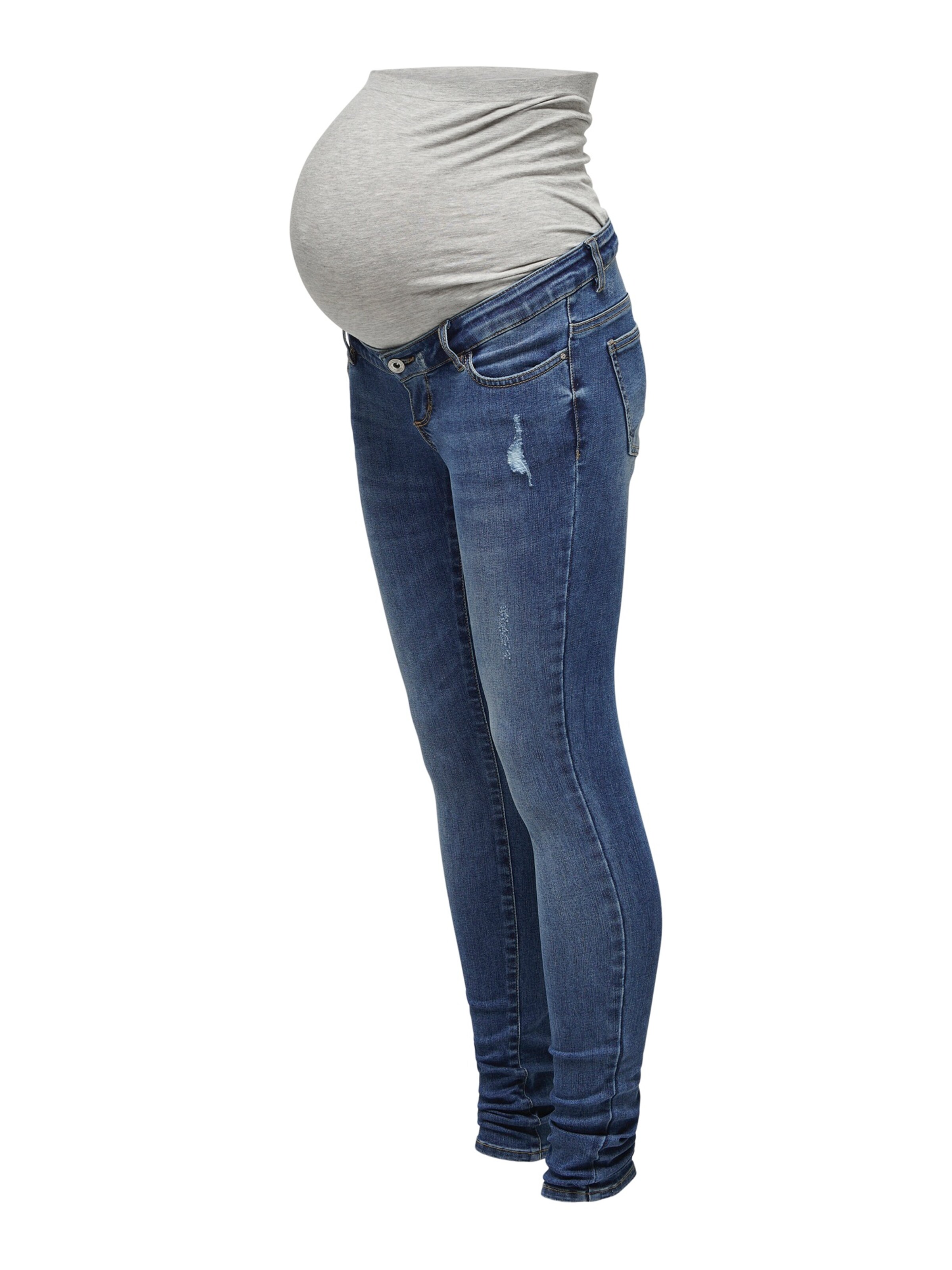 Slimfit Jeans 'OLMCORAL' de la Only Maternity pe albastru