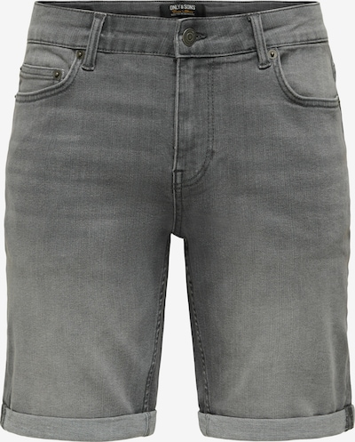Only & Sons Traperice 'Ply 6186' veličine 32-33/regular u sivi traper, Pregled proizvoda