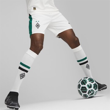 PUMA Regular Sportbroek 'Borussia Mönchengladbach' in Wit