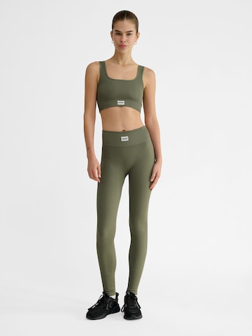 Hummel Bustier Sport-BH in Grün