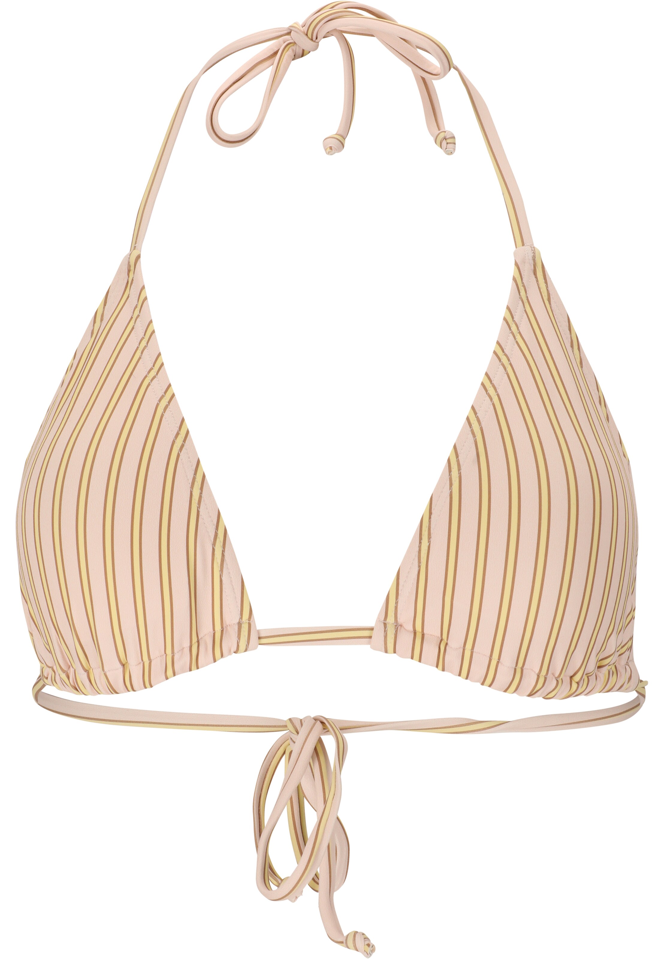 NOU Triangel Bikinioberteil 'Arjana' in Beige: Vorderseite