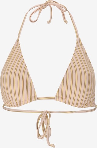 NOU Triangle Bikini Top 'Arjana' in Beige: front