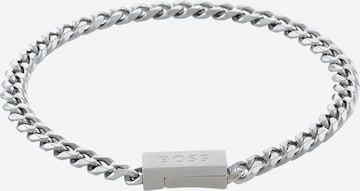BOSS Black Bracelet in Silver: front