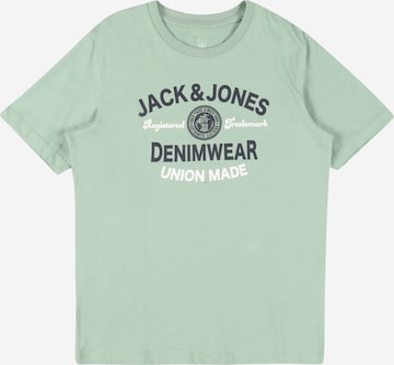 Jack & Jones Junior قميص بلون أخضر: الأمام