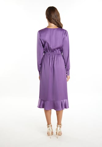 faina Cocktail Dress in Purple
