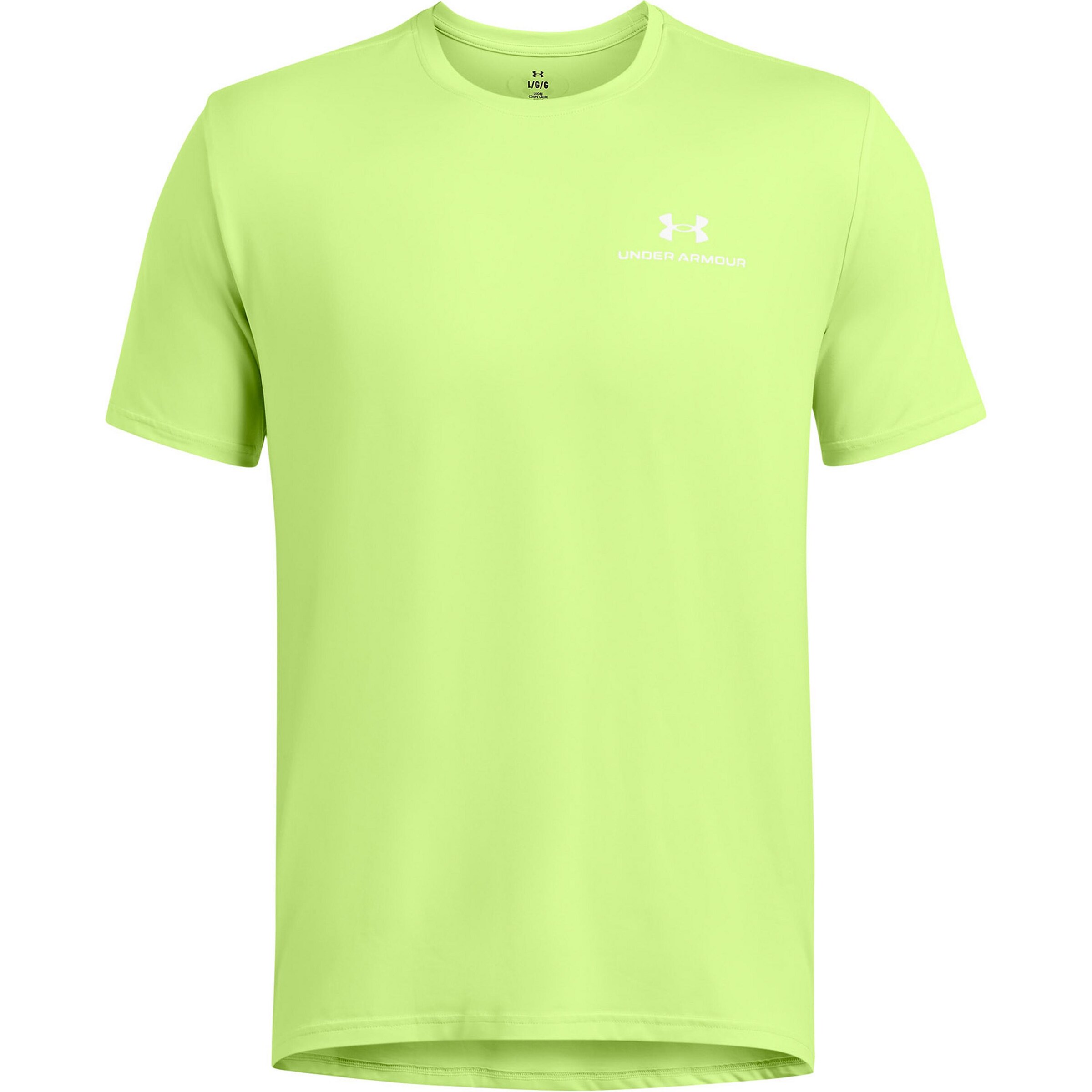 UNDER ARMOUR Performance Shirt 'Vanish Energy' in Yellow: front