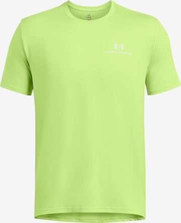 UNDER ARMOUR Performance Shirt 'Vanish Energy' in Yellow: front