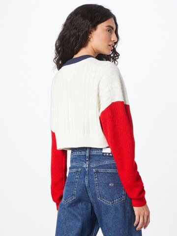 Tommy Jeans Pullover in Weiß