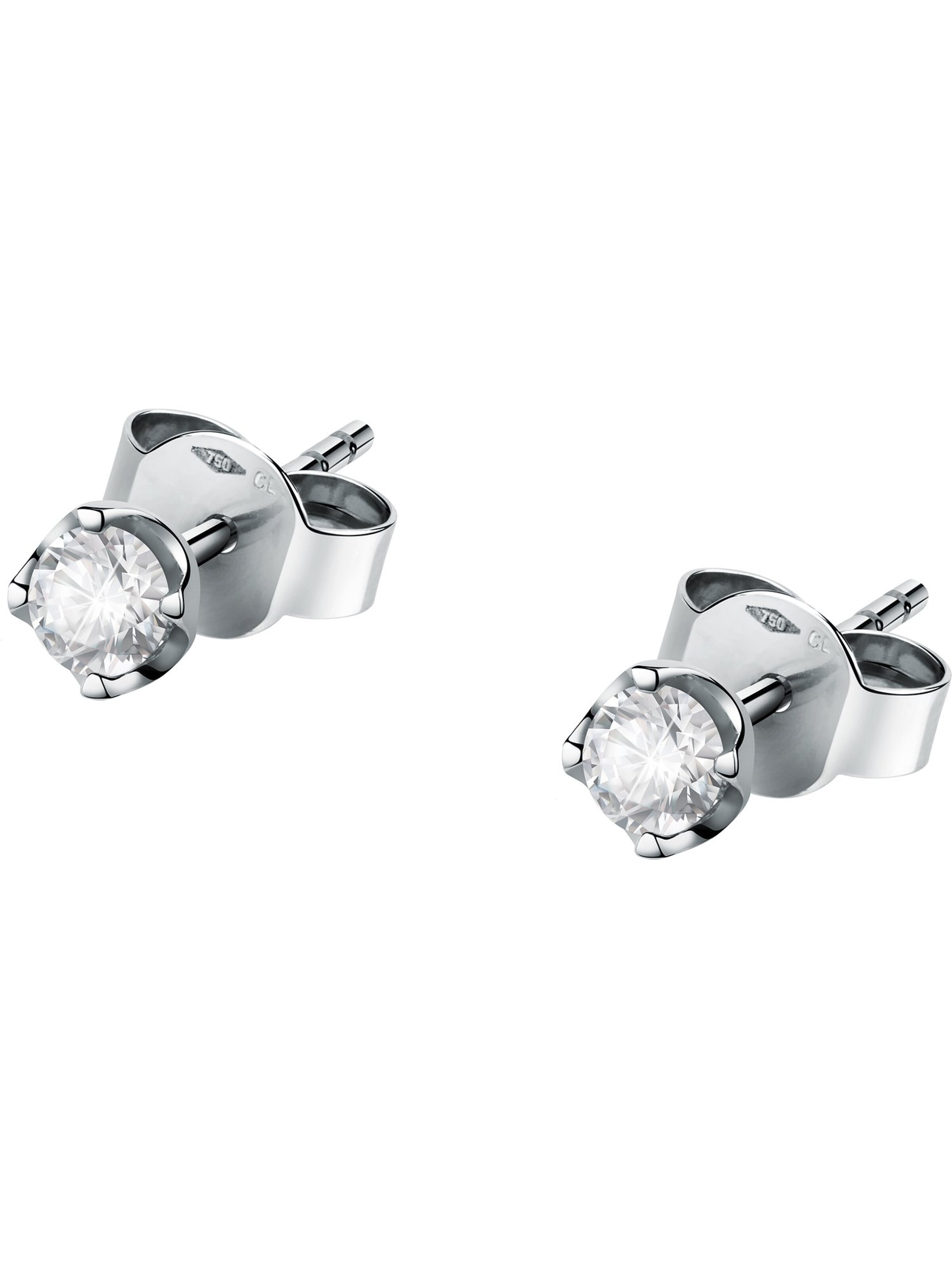 CHRIST Ohrringe in Silber: Vorderseite