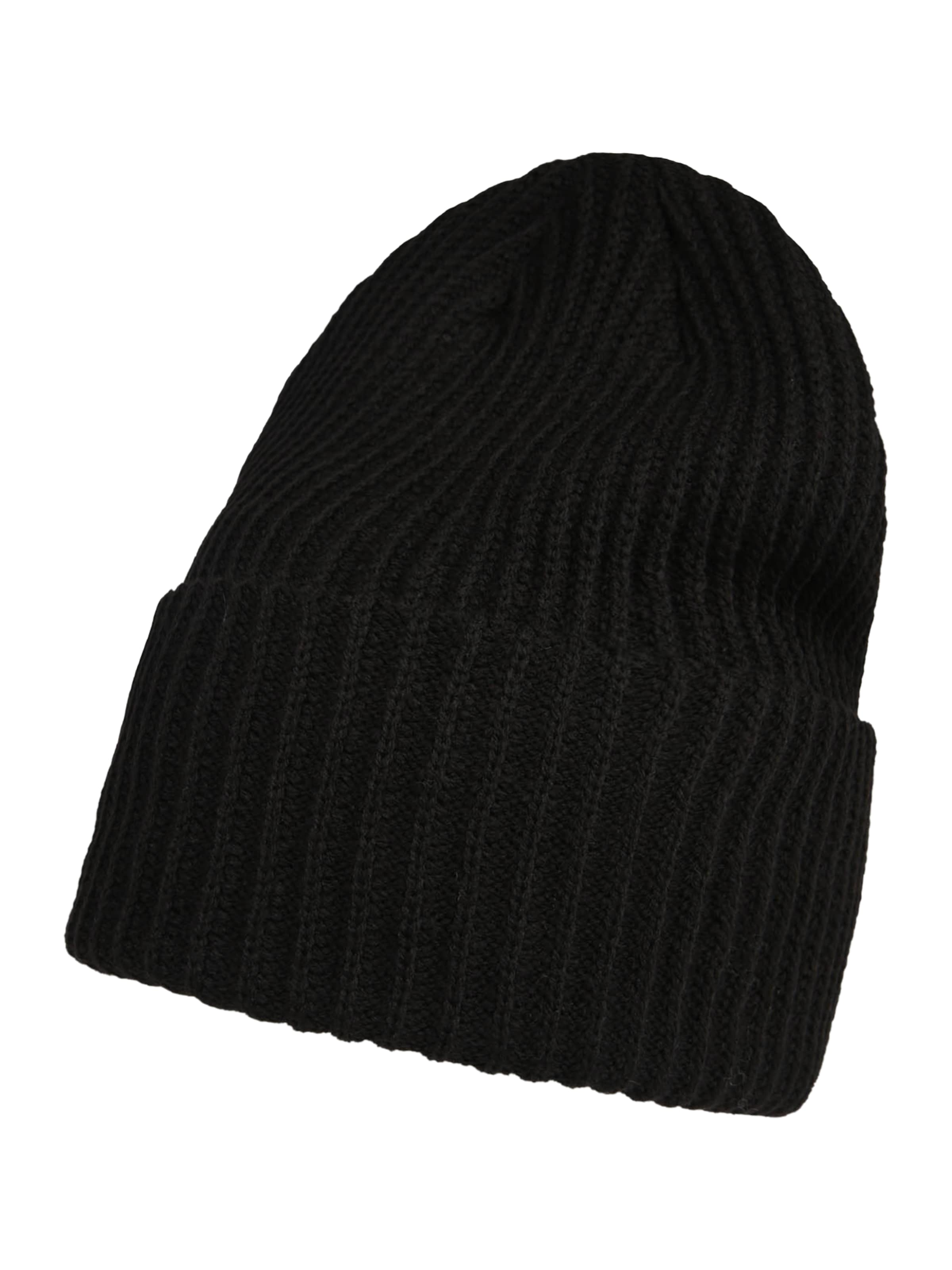PIECES - Gorros 'Hexo' em preto: frente