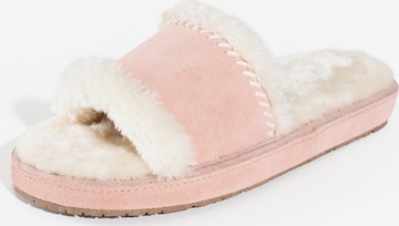 Pantoufle ' Loni' Minnetonka en rose : devant