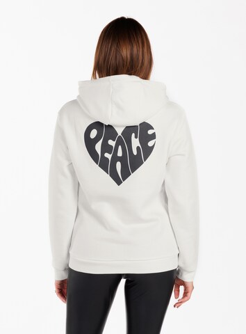 Key Largo Sweatshirt ' PEACE ' i beige