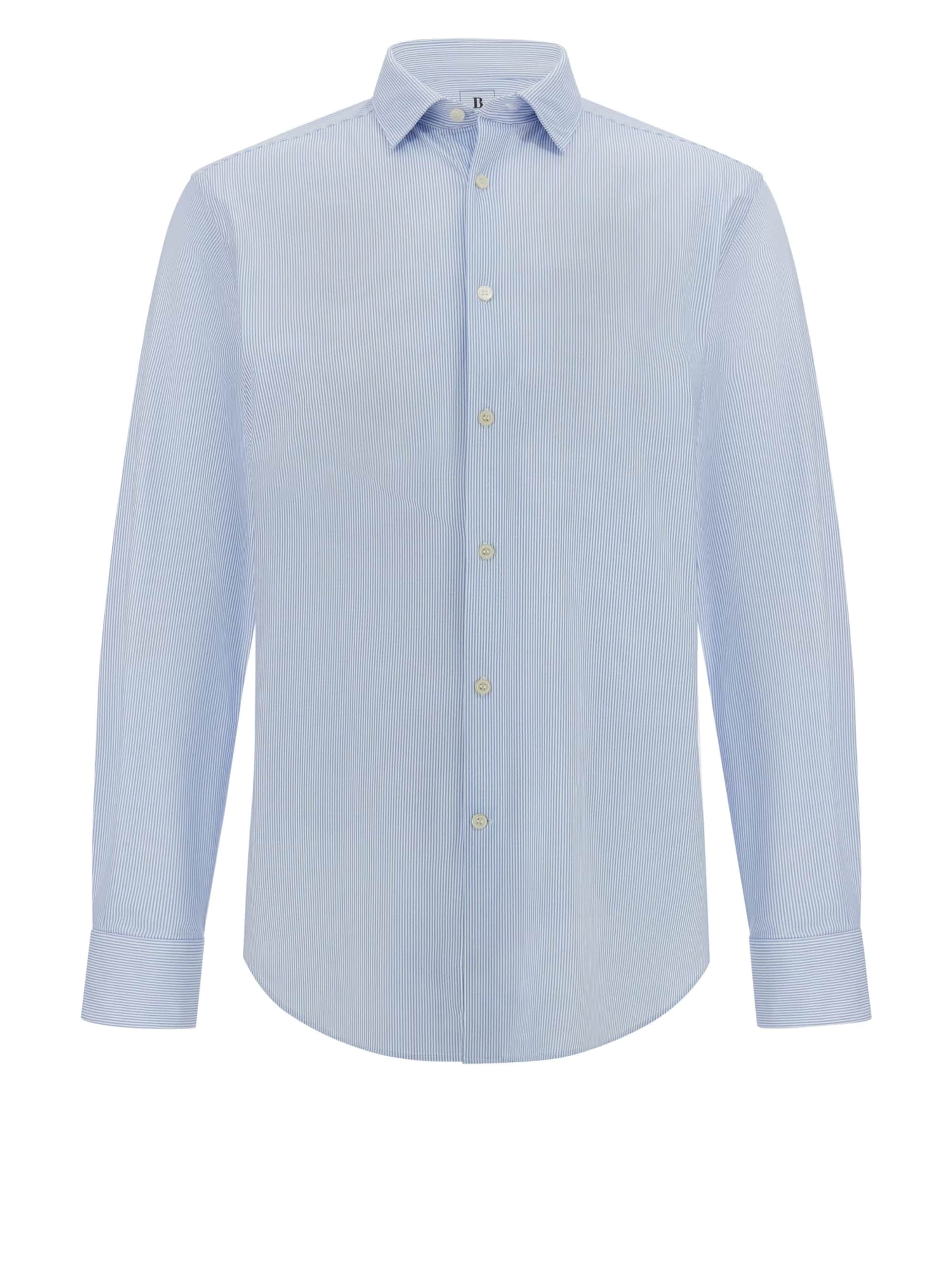 Boggi Milano Slim Fit Hemd 'B Tech' in Blau: Vorderseite