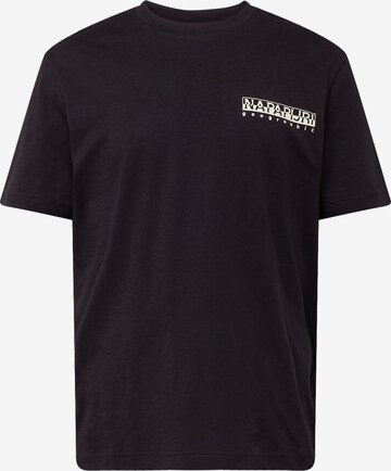 NAPAPIJRI T-shirt 'S-TAHI' i svart: framsida