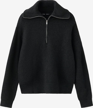 MANGO Pullover 'RIZUS' in Grau: Vorderseite