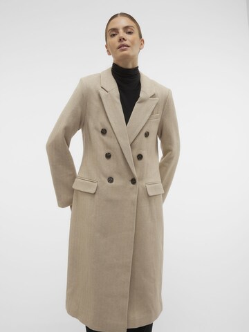 VERO MODA Between-Seasons Coat in Brown: front